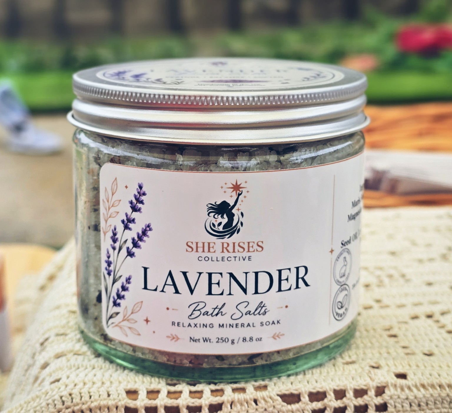 Lavender bath salts