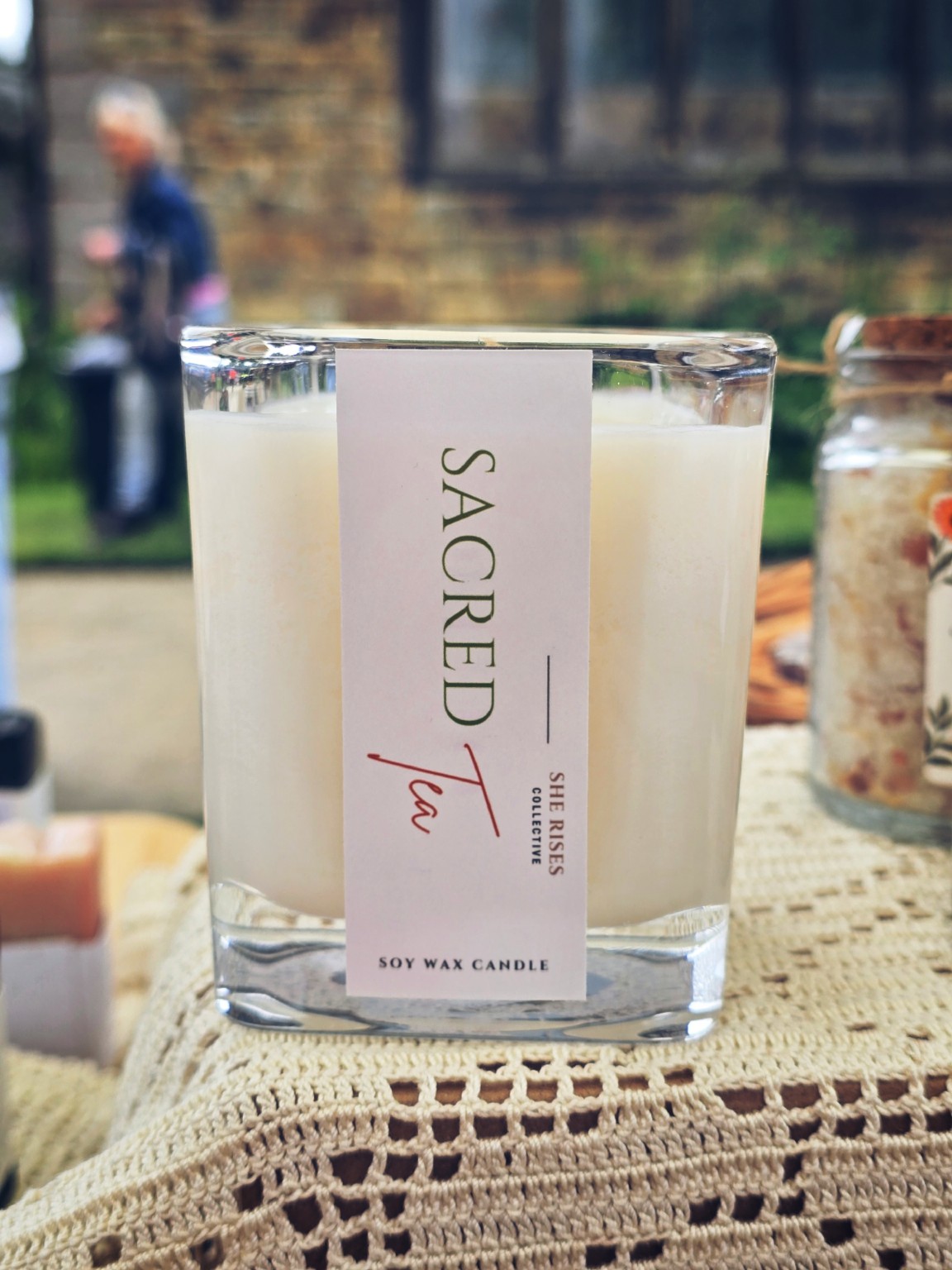 Sacred Tea soy wax candle